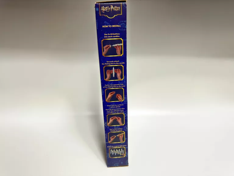 ŚWIECE Z MAGICZNĄ RÓŻDŻKĄ WISZĄCE HARRY POTTER 12SZT
