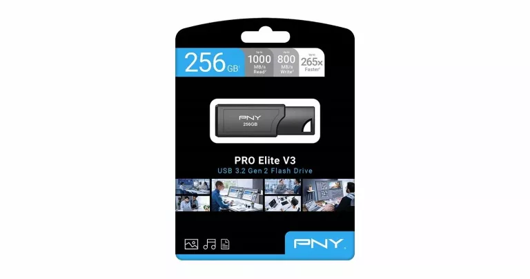 PENDRIVE PNY PROELITE V3 256 GB USB 3.2 CZARNY