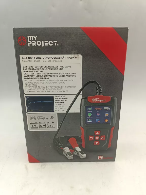 TESTER AKUMULATORÓW SAMOCHODOWYCH MY PROJECT MPBDA A1