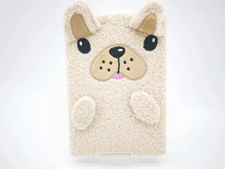 ZESZYT A5 Z PLUSZOWĄ OKŁADKĄ KREMOWA