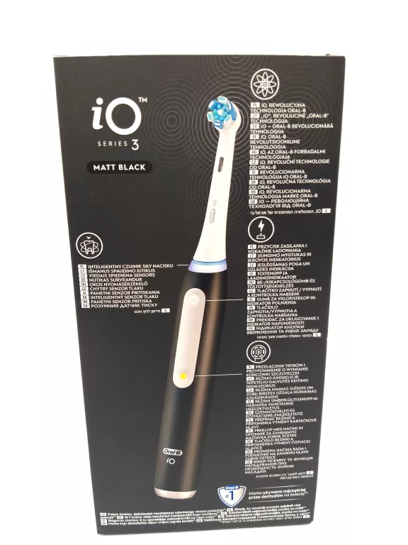 SZCZOTECZKA MAGNETYCZNA ORAL-B IO SERIES 3 MATTE AKUMULATOROWA #IGŁA STAN