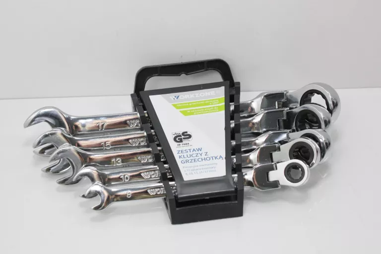 KLUCZE PŁASKO OCZKOWE WORKZONE 5 SZTUK