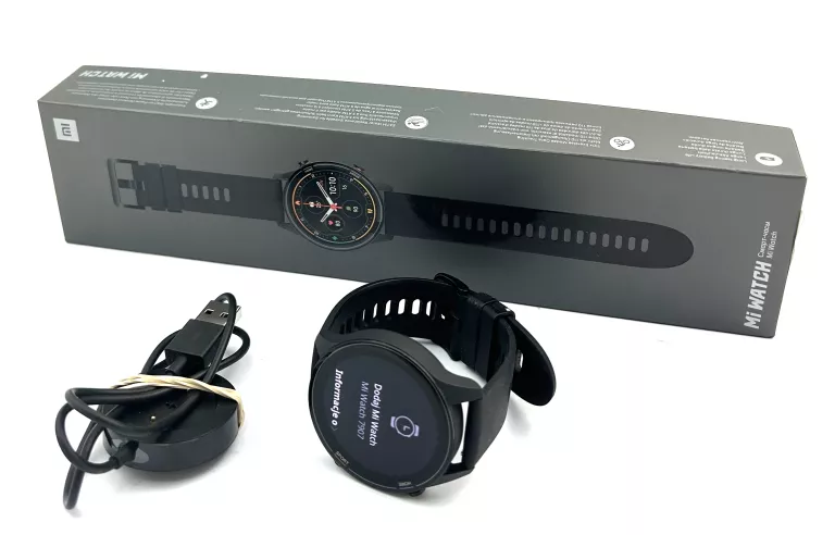 ZEGAREK SMARTWATCH XIAOMI MI WATCH BLACK KOMPLET