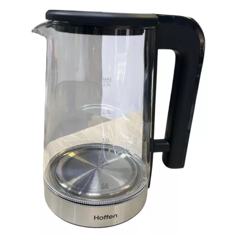 CZAJNIK ELEKTRYCZNY SZKLANY 2,5L HOFFEN