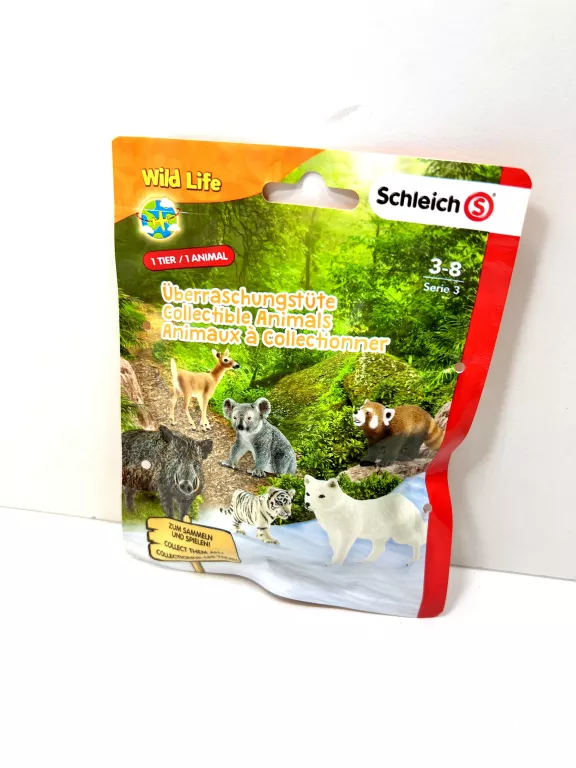 SCHLEICH WILD LIFE FIGURKA KOLEKCJONERSKA NIESPODZIANKA SASZETKA SERIA 3