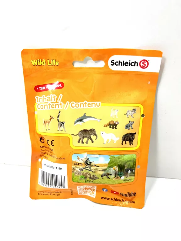 SCHLEICH WILD LIFE FIGURKA KOLEKCJONERSKA NIESPODZIANKA SASZETKA SERIA 3