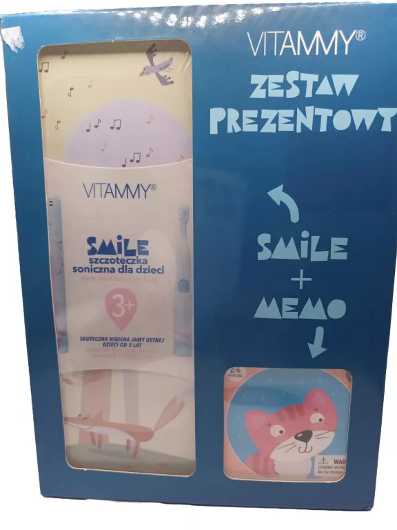 SZCZOTECZKA SONICZNA VITAMMY SMILE LISEK + GRA LIS 5901793647708