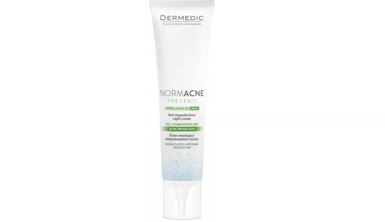 DERMEDIC NORMACNE PREVENTI KREM NIWELUJĄCY NIEDOSKONAŁOŚCI NA NOC 40 ML