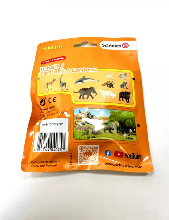 SCHLEICH WILD LIFE FIGURKA KOLEKCJONERSKA NIESPODZIANKA SASZETKA SERIA 3