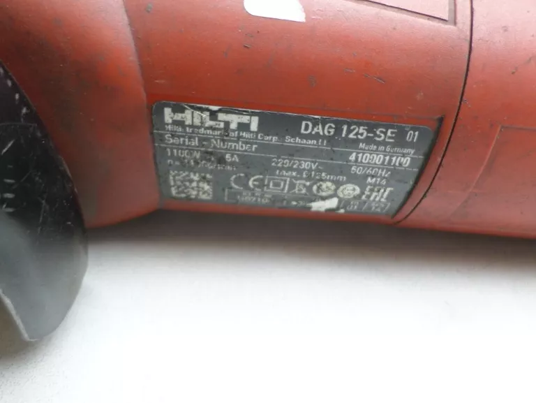 SZLIFIERKA KĄTOWA HILTI DAG 125-SE