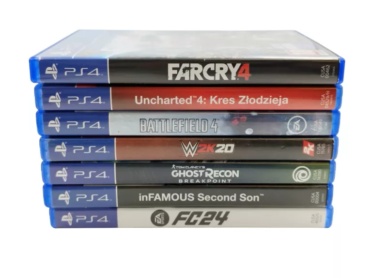ZESTAW 7 GIER PS4