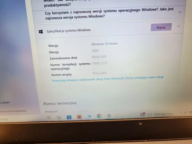 LAPTOP LENOVO IDEAPAD S145-14API