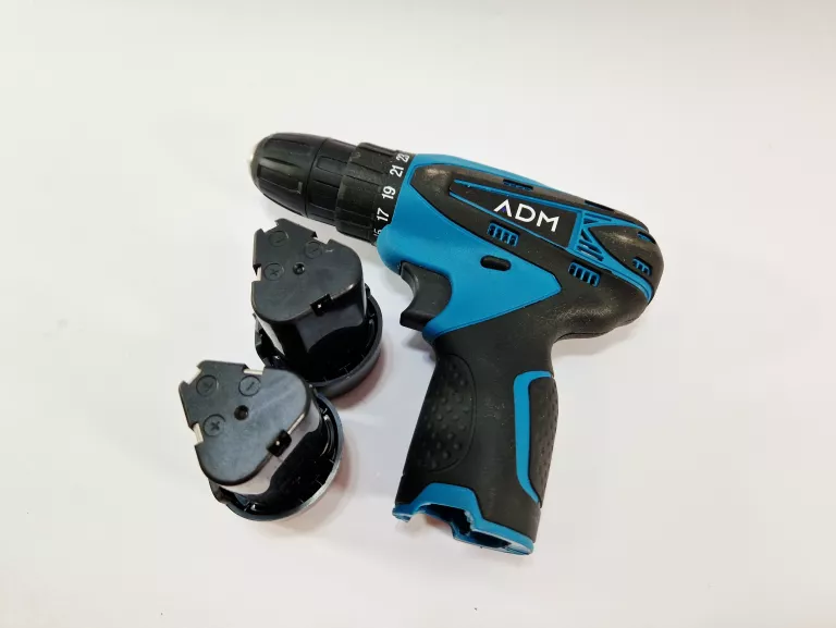 ZESTAW WKRĘTARKA ADM 12V + 2X AKU + AKCESORIA BITY WIERTŁA NASADKI WALIZKA