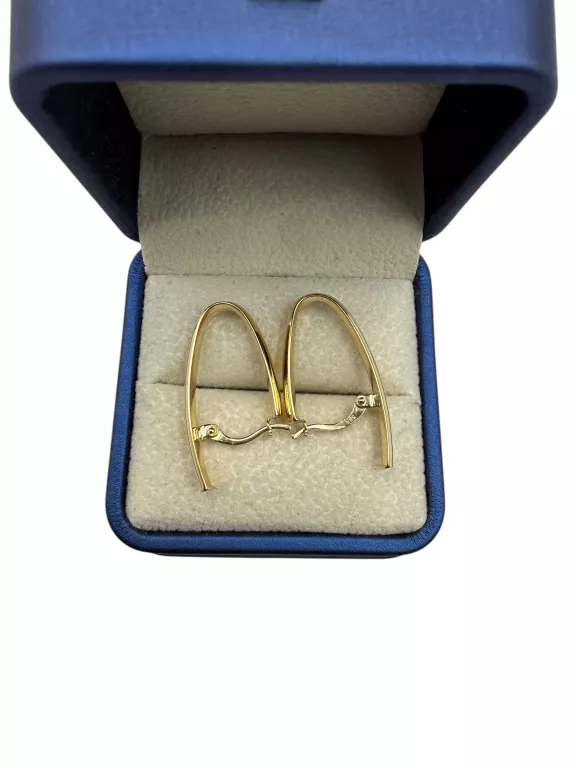 ŚLICZNE ZŁOTE KOLCZYKI P585 W2.52G