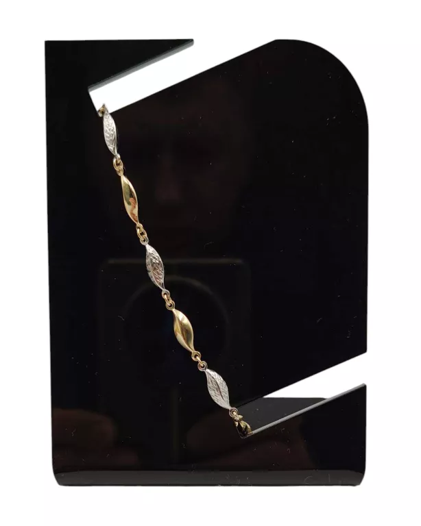 ŚLICZNA ZŁOTA BRANSOLETA B104 14K 585/3,44 G/20 CM