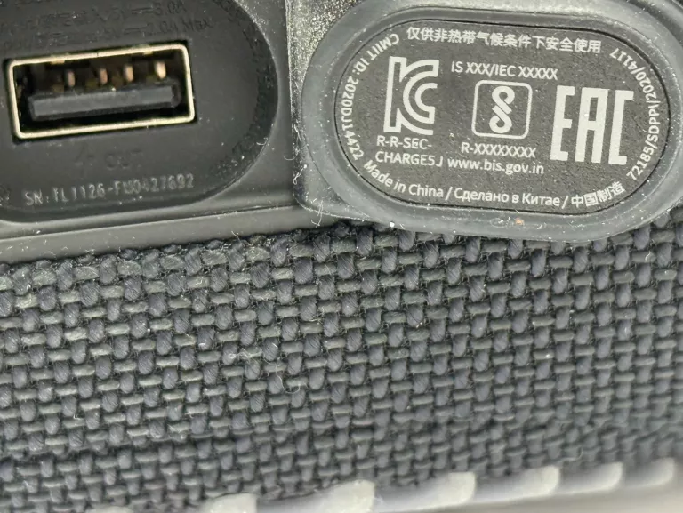 GŁOŚNIK JBL CHARGE 5 CZARNY