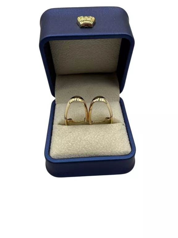 ŚLICZNE ZŁOTE KOLCZYKI P585 W2.52G