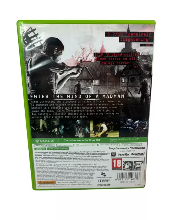 THE EVIL WITHIN XBOX 360