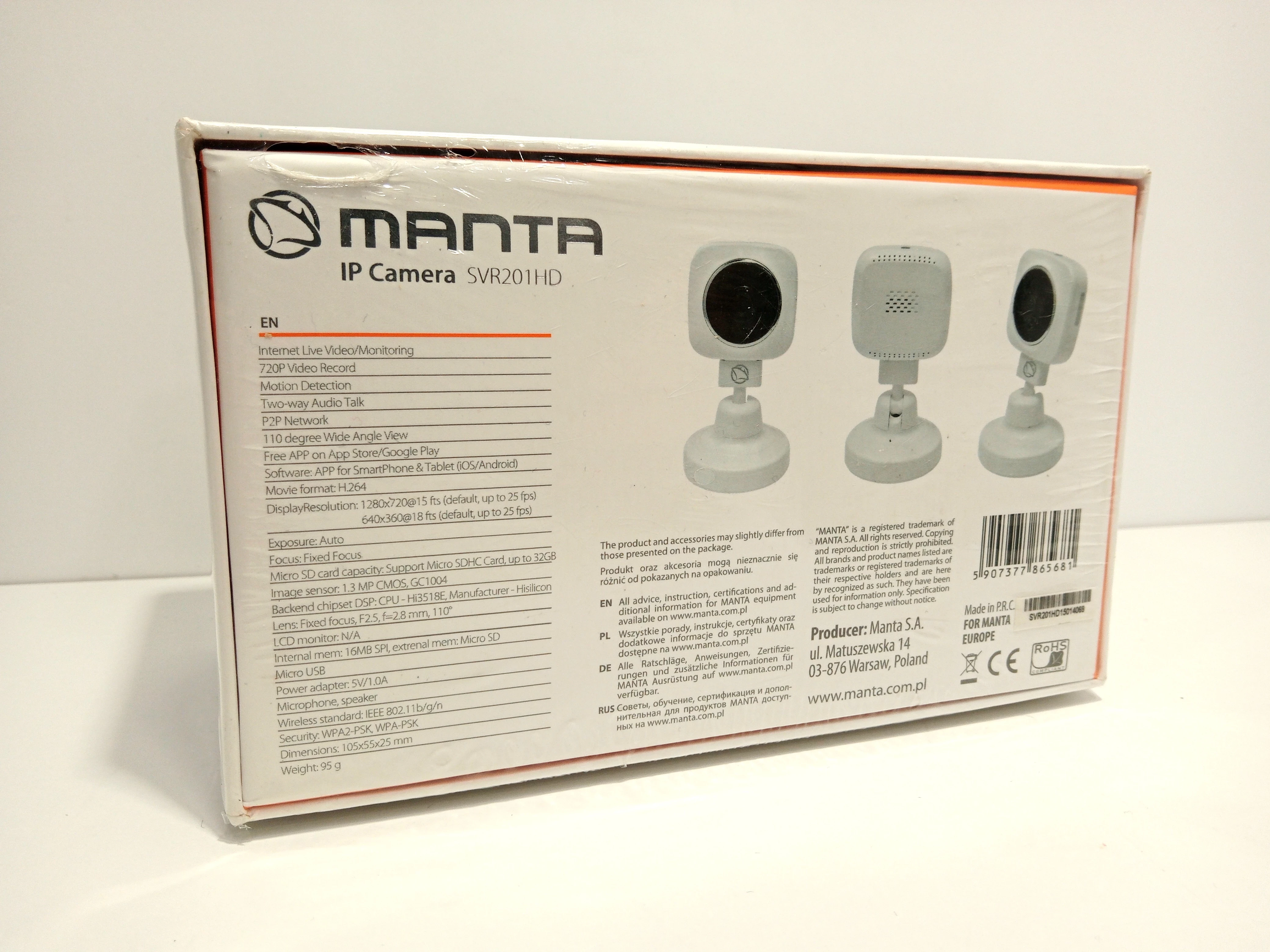 kamera-ip-manta-svr201hd-ean-gtin-5907377865681