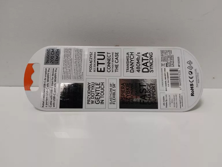 KABEL USBC-USBC EXC WHIPPY PRO 2M,CZARNY POLECAM!