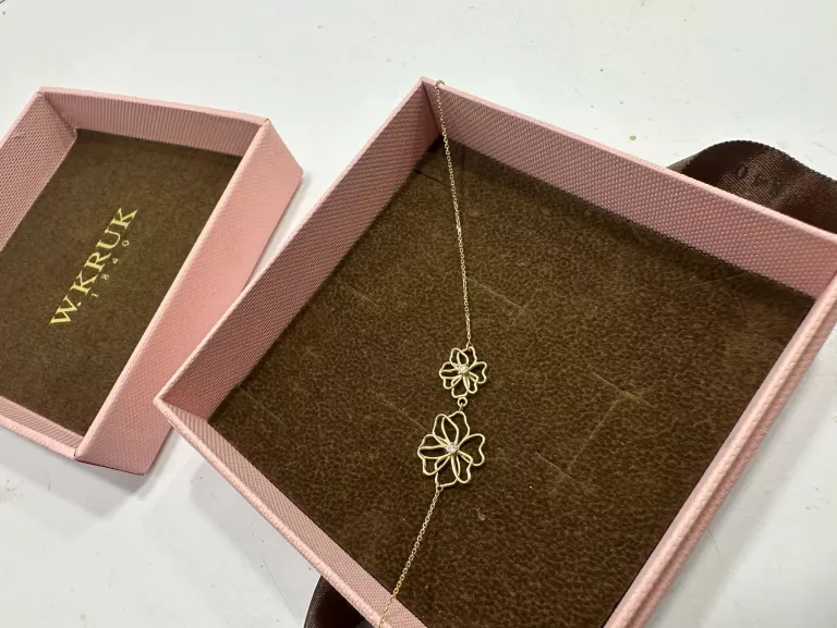 CUDOWNA ZŁOTA  BRANSOLETKA 0,96/375