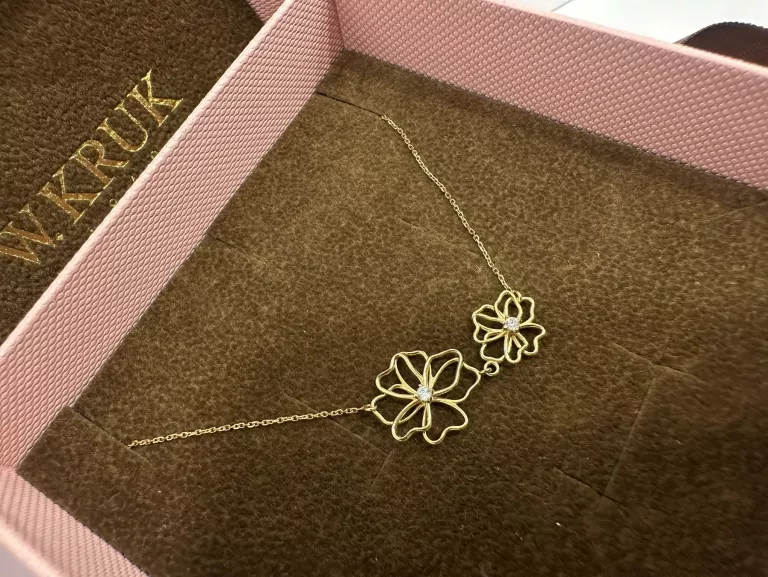 CUDOWNA ZŁOTA  BRANSOLETKA 0,96/375