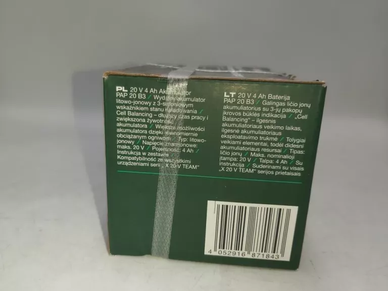 AKUMULATOR PARKSIDE 20V 4AH PAP 20 B3