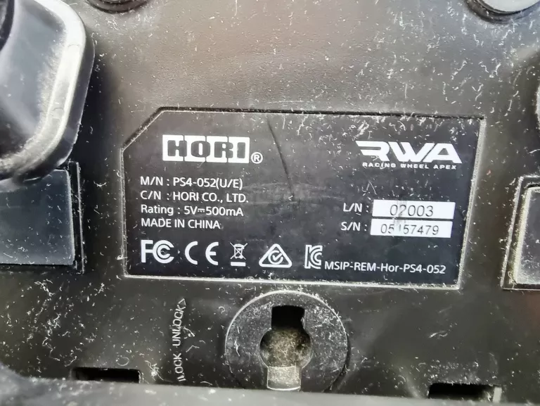 KIEROWNICA HORI RACING WHEEL APEX PC/PS4