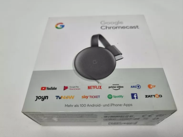 GOOGLE BEZPRZEWODOWY TELEWIZOR NETFLIX CHROMECAST