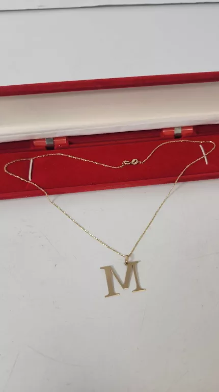 ZŁOTY ŁAŃCUSZEK Z ZAWIESZKĄ 585