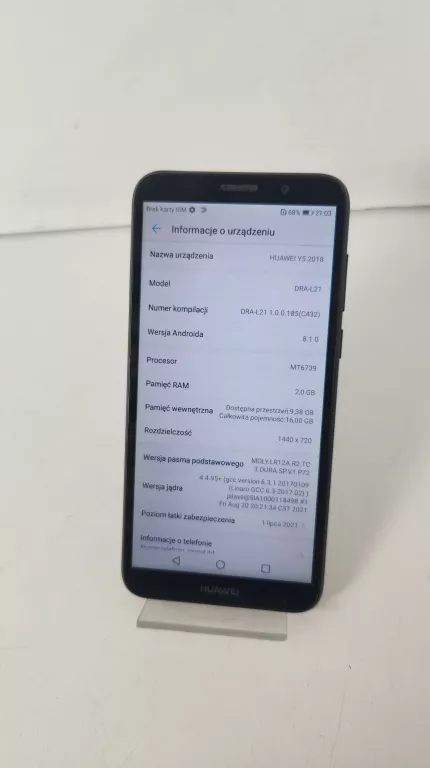 TELEFON HUAWEI Y5 2018