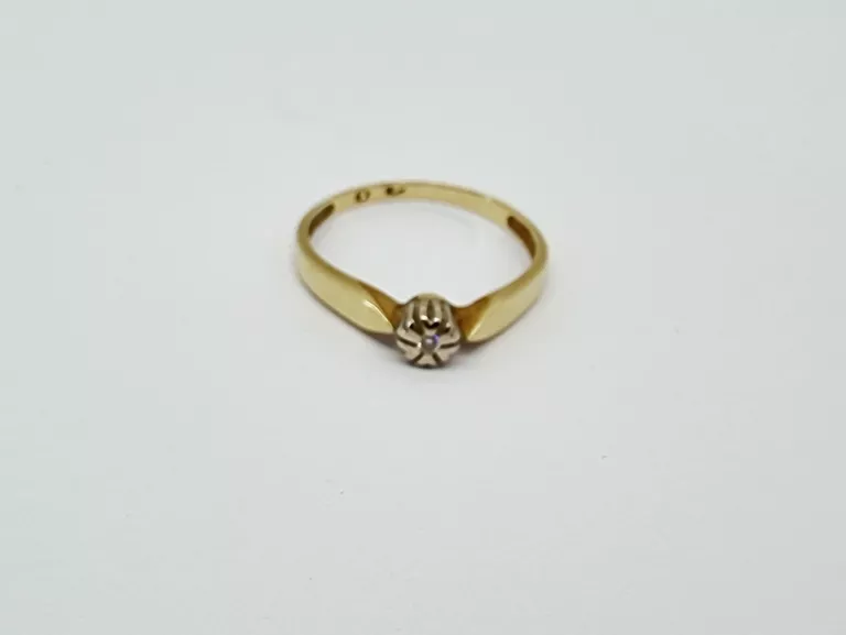 ZŁOTY PIERSCIONEK PRÓBY 585