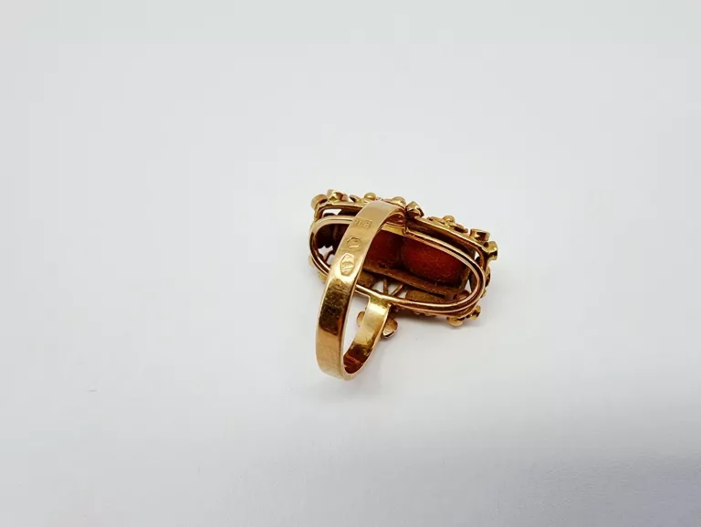 ZŁOTY PIERŚCIONEK PRÓBY 583