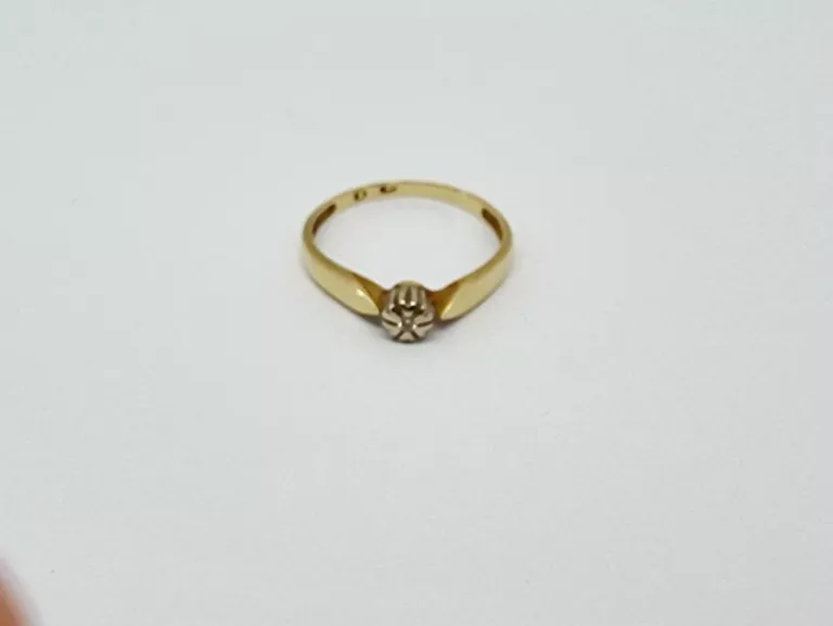 ZŁOTY PIERSCIONEK PRÓBY 585