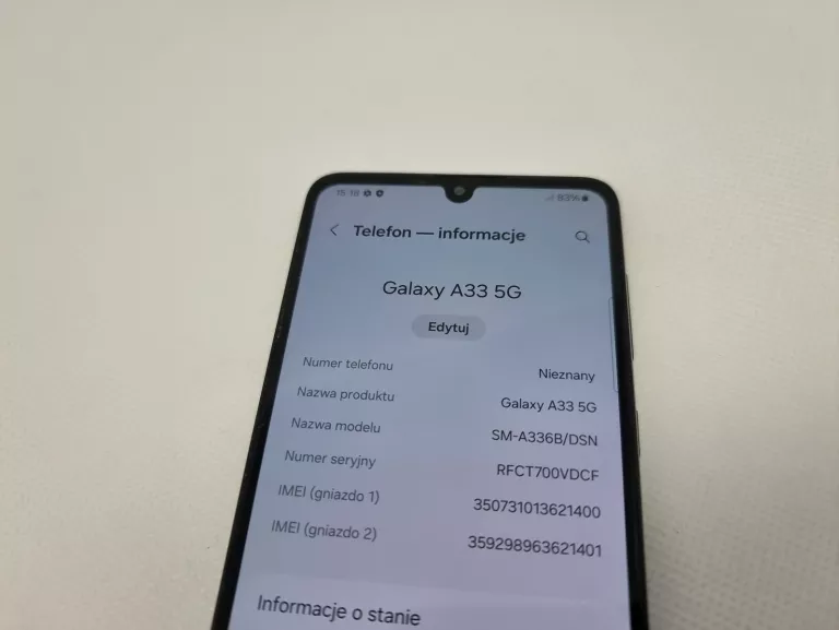 SAMSUNG GALAXY A33 6 GB / 128 GB 5G DUAL SIM