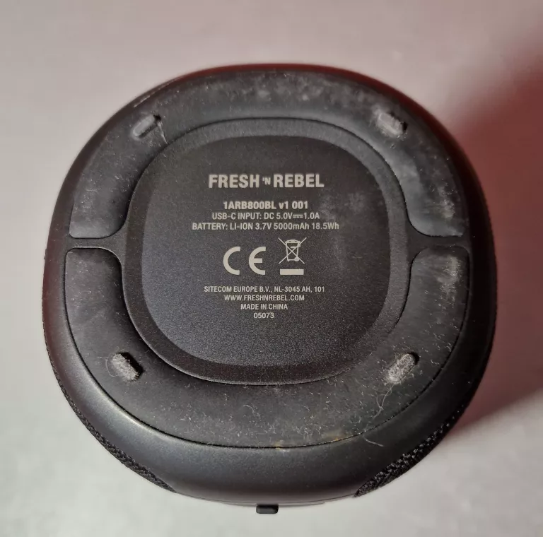 GŁOŚNIK PRZENOŚNY FRESH 'N REBEL XL CZARNY