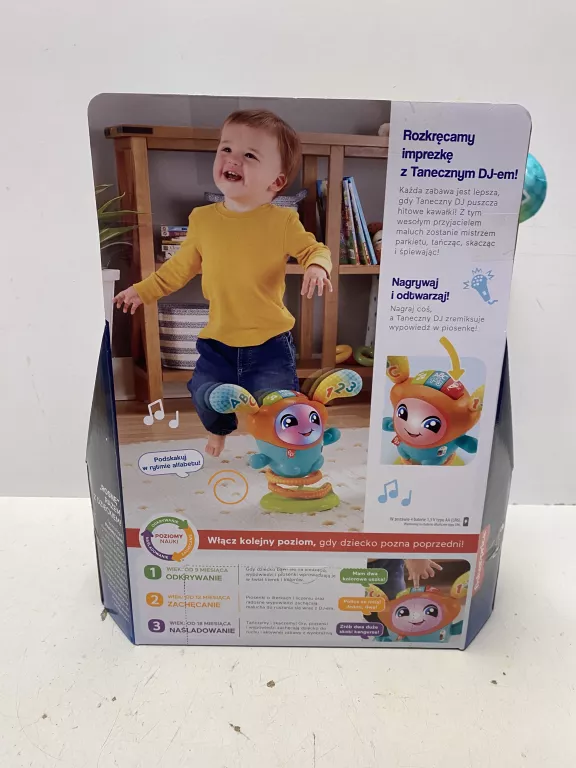 FISHER-PRICE INTERAKTYWNY TANECZNY DJ HND41