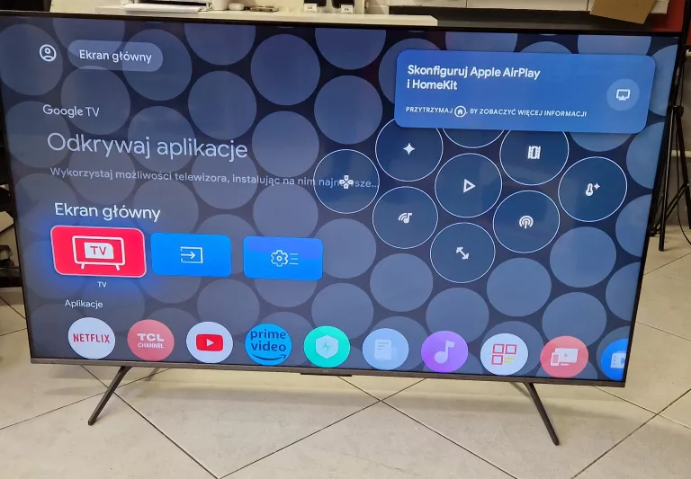 TELEWIZOR TCL 55C69B 55" QLED 4K GOOGLE TV