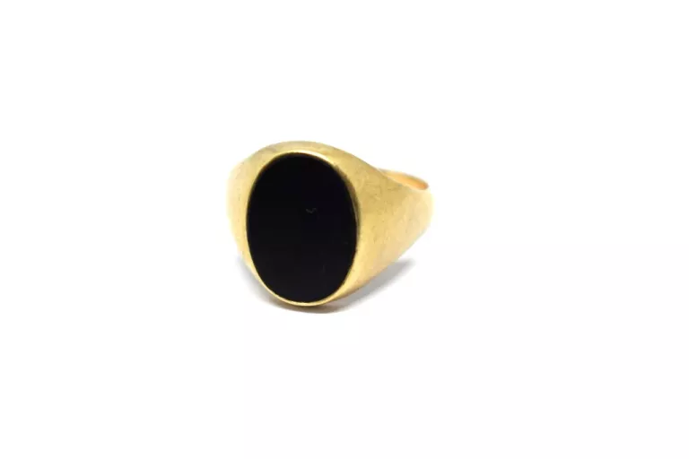 ZŁOTY SYGNET 375 9 KARATÓW ROZMIAR 20 ŁADNY ZAPRASZAMY