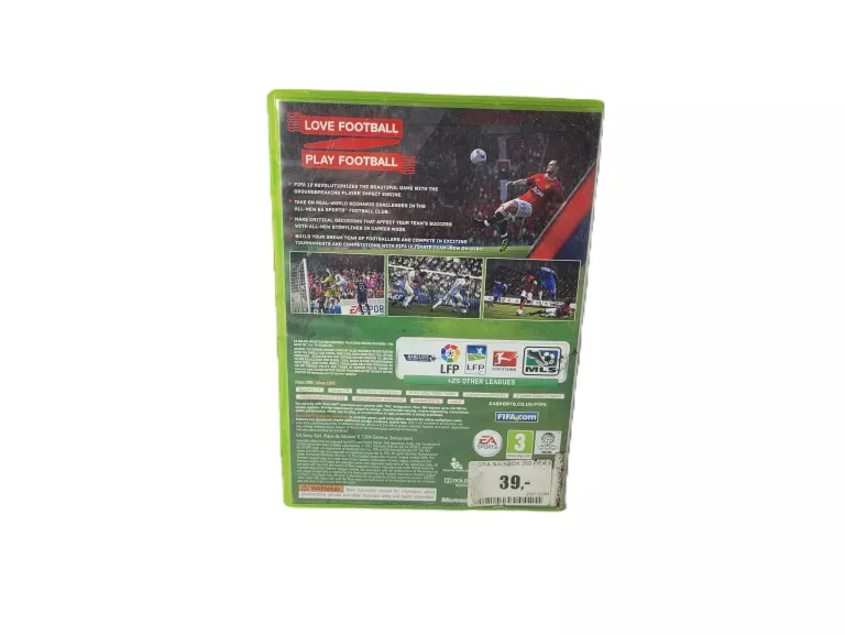 FIFA 12 EA SPORTS GRA NA KONSOLĘ XBOX 360