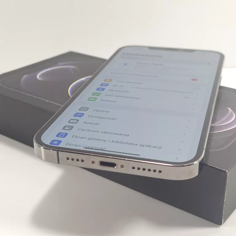 APPLE IPHONE 12 PRO MAX 256GB SZARY BAT 74%
