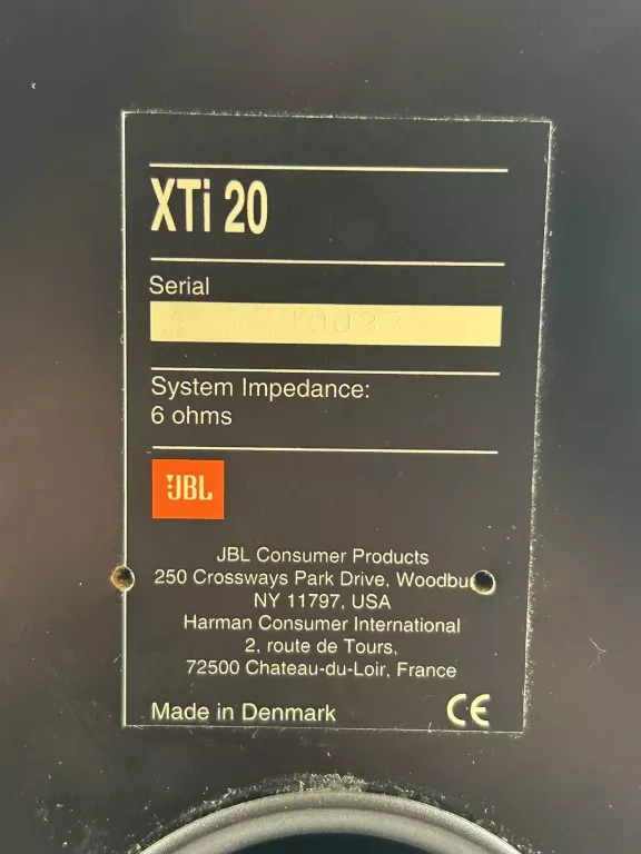 GŁOSNIK DO KOLUMNY JBL XTI 20