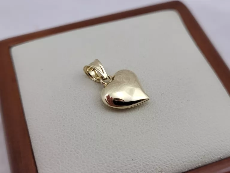 [585, 0,57G] PIĘKNE ZŁOTE SERDUSZKO 14K ZOBACZ