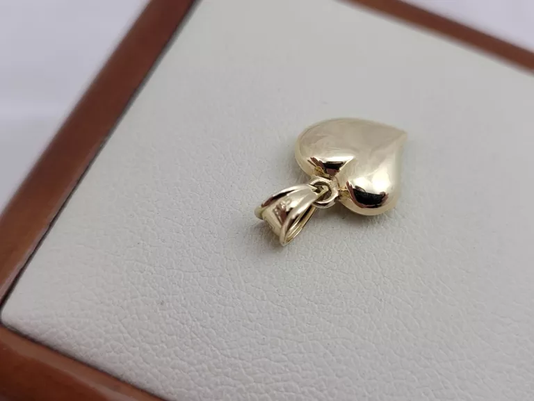 [585, 0,57G] PIĘKNE ZŁOTE SERDUSZKO 14K ZOBACZ