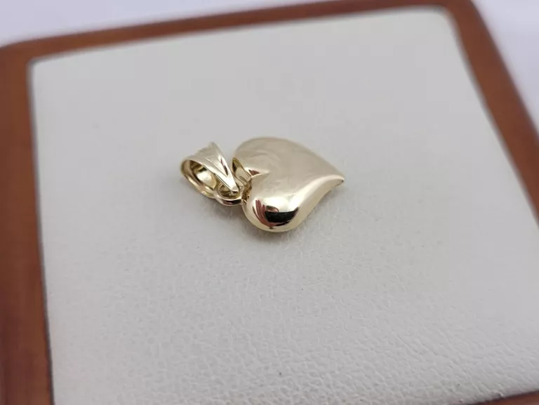 [585, 0,57G] PIĘKNE ZŁOTE SERDUSZKO 14K ZOBACZ