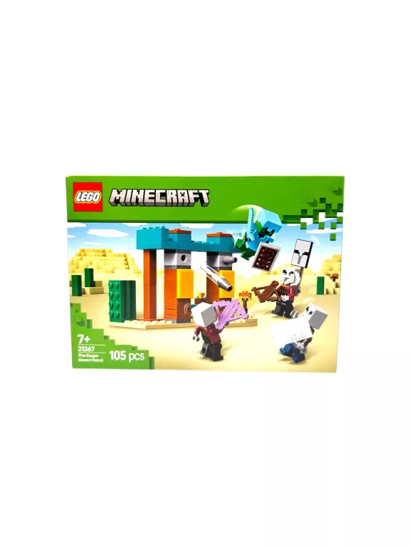 KLOCKI LEGO MINECRAFT 21267 PUSTYNNY PATROL ZŁOSADNIKÓW