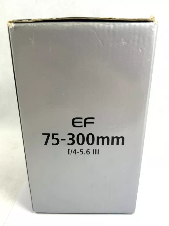 OBIEKTYW CANON LENS EF 75-300MM 1:4-5.6 III  Z PUDEŁKIEM