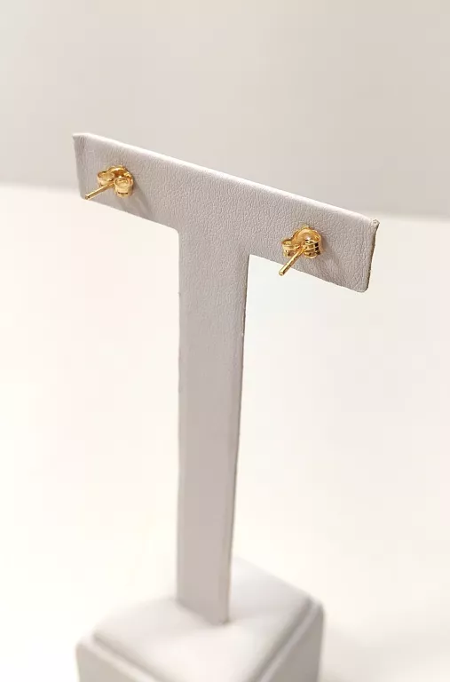ZŁOTE KOLCZYKI  SZTYFT PR 585 1,18G