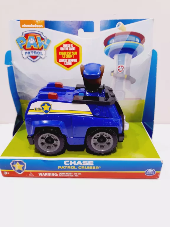 POJAZD SPIN MASTER PSI PATROL MISJA CHASE RADIOWÓZ POLICYJNY