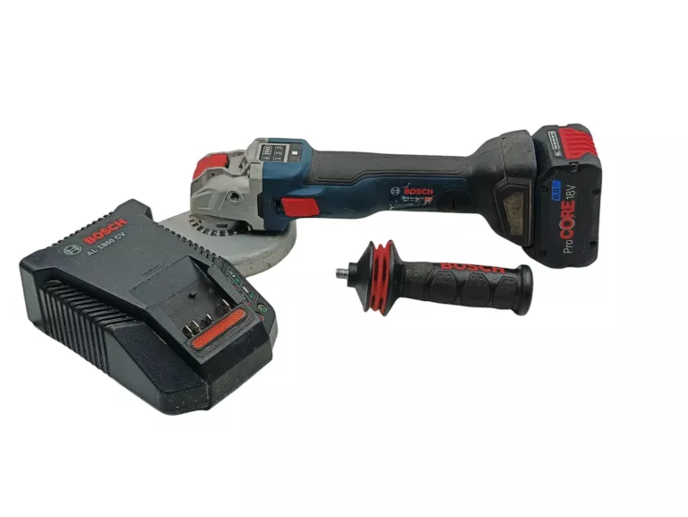 SZLIFIERKA KĄTOWA BOSCH GWS 18V-10 SC + AKUMULATOR 8.0 AH + ŁADOWARKA